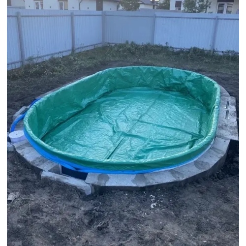 Тент (зимний) Лагуна для овального бассейна 5 х 3 м, артикул ТМ1080 / ТМ699