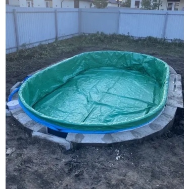 Тент (зимний) Лагуна для овального бассейна 6 х 3.5 м, артикул ТМ1004