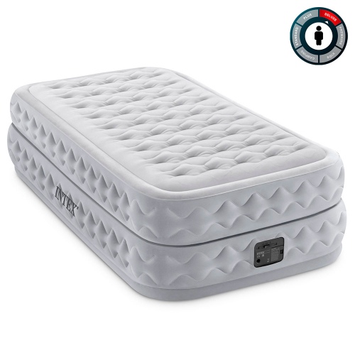 Кровать "Supreme" INTEX надувная 99 x 191 x 51 см, встроенный насос 220V, артикул 64488