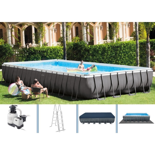 Каркасный бассейн INTEX 26374, 975 x 488 x 132 см