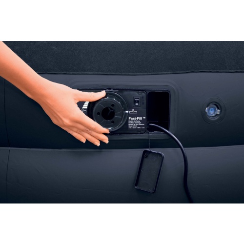 Кровать INTEX надувная 99 x 191 x 42 см, встроенный насос 220V, артикул 64132