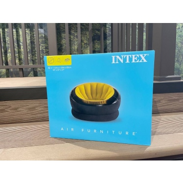 Надувное кресло INTEX Empire 112 x 109 x 69 см, цвет желтый, артикул 68582-Y