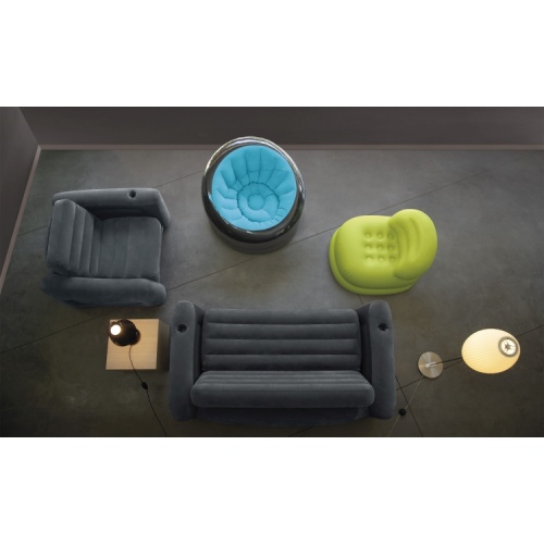 Надувное кресло INTEX Empire 112 x 109 x 69 см, цвет синий, артикул 68582-S