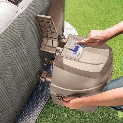 Надувная джакузи INTEX PureSpa Chevron Deluxe - 6 мест, артикул 28472