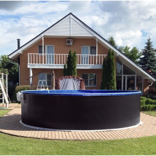 Бассейн Лагуна 5.5 х 1.25 м (врезной скиммер + форсунка) арт. 55010 / 3 - платина