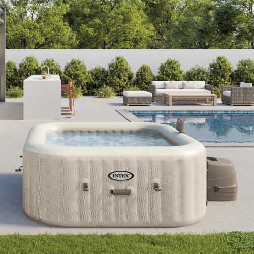 Надувная джакузи INTEX PureSpa Chevron Deluxe - 4 места, артикул 28446