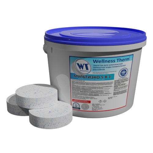 МУЛЬТИЭКО 5 в 1 таблетки 200 г «Wellness Therm» 5 кг, артикул 877437