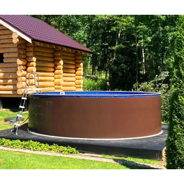 Бассейн Лагуна 4 х 1.25 м, арт. 40014 / 3 - коричневый