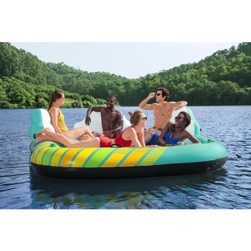 Надувной плот Bestway Hydro-Force Sunny Lounge на 5 человек 300 x 275 см, артикул 43407