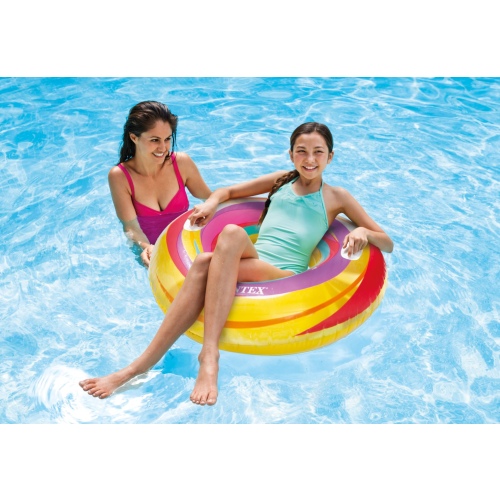  Круг INTEX Звезды 91 см розовый артикул 59256