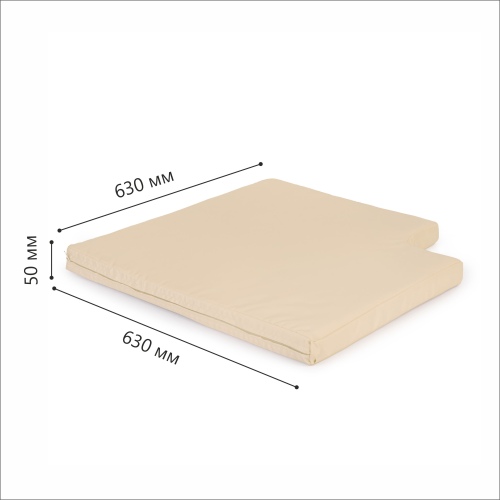 Угловая подушка для мебели Ротанг 63 x 63 x 5 см, арт. M9086